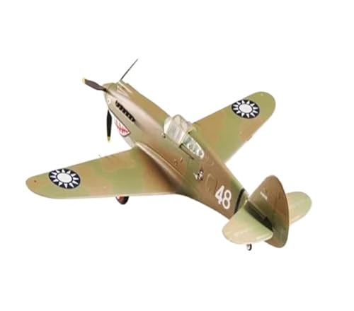 BYAMBD Aerobatic Flugzeug 37210 1/72 P-40B SDU 2 Squadron 48 Shark's Mouth P40 Jäger, Fertiges Militärisches Statisches Kunststoffmodell von BYAMBD
