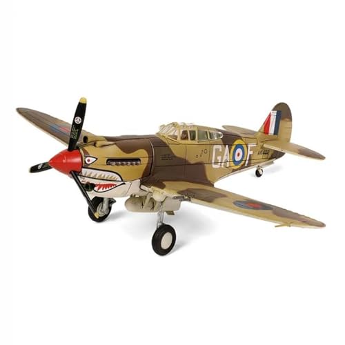 BYAMBD Aerobatic Flugzeug Druckgegossenes WWⅡ P-40B-Bombardierungsflugzeugmodell Im Maßstab 1:72 MkllB North Africa 112 Squadron von BYAMBD