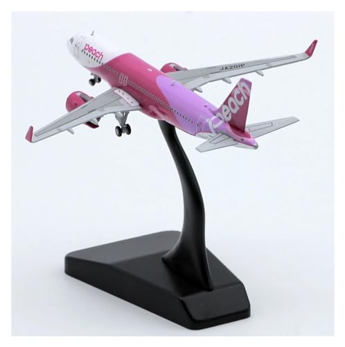 BYAMBD Aerobatic Flugzeug EW432N005 Wings 1:400 Peach Airlines A320neo Diecast Aircraft Jet Model JA201P Mit Ständer BYAMBD Aerobatic Flugzeug EW432N005 Wings 1:400 Peach Airlines A320neo Diecast Aircraft Jet Model JA201P Mit Ständer von BYAMBD