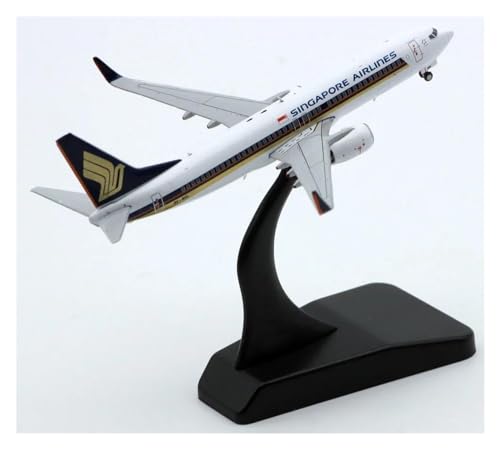 BYAMBD Aerobatic Flugzeug EW4738011 Wings 1:400 Singapore Airlines „StarAlliance“ B737-800 Druckguss-Flugzeugmodell 9V-MGA von BYAMBD