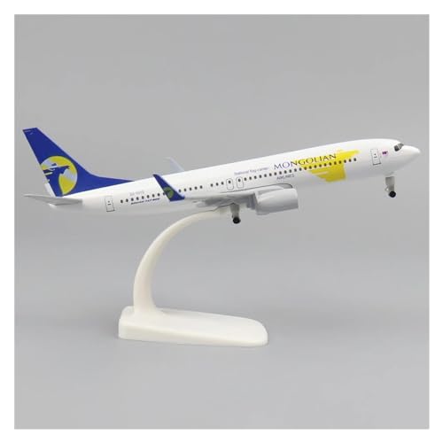 BYAMBD Aerobatic Flugzeug Flugzeugmodell 20 cm 1:400 Mongolia B737 Metallreplik Aus Legierungsmaterial Mit Fahrwerk Spielzeug Sammlerstücke(H) von BYAMBD