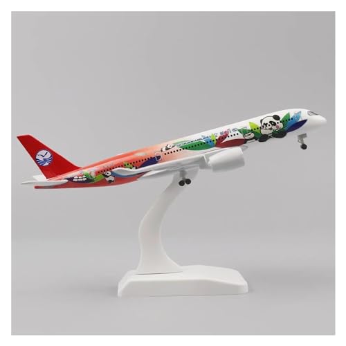 BYAMBD Aerobatic Flugzeug Flugzeugmodell 20 cm 1:400 Sichuan Can A350 Metalllegierungsmaterial Mit Fahrwerksrädern Geschenkspielzeug(G) von BYAMBD