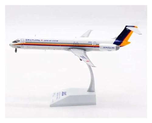BYAMBD Aerobatic Flugzeug MD-81 JA8461 Flugzeugmodell Aus Druckguss-Metalllegierung Im Maßstab 1:200 Mit Basis-Fahrwerksspielzeug von BYAMBD