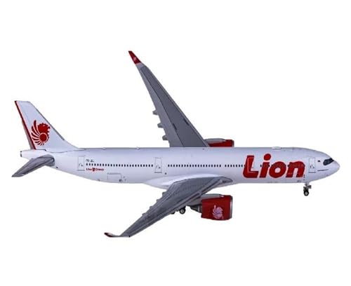 BYAMBD Aerobatic Flugzeug Maßstab 1:400 XX4223 Lion Airlines A330-900neo PK-LEJ Druckguss-Flugzeugmodell, Metallspielzeug BYAMBD Aerobatic Flugzeug Maßstab 1:400 XX4223 Lion Airlines A330-900neo PK-LEJ Druckguss-Flugzeugmodell, Metallspielzeug von BYAMBD