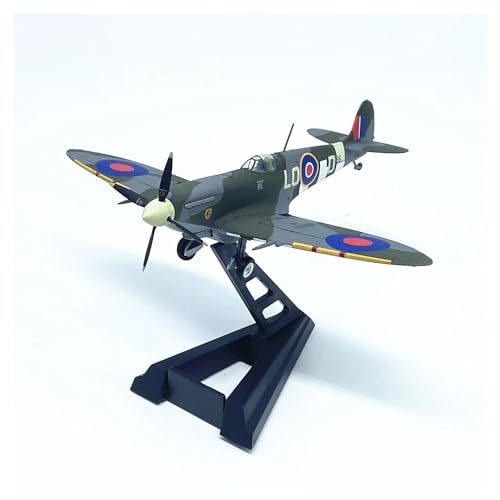 BYAMBD Aerobatic Flugzeug Maßstab 1:72, Spitfire-Flugzeugmodell Der Britischen Luftwaffe Aus Dem Zweiten Weltkrieg, Legierungssimulation, Fertiges Flugzeugmodell BYAMBD Aerobatic Flugzeug Maßstab 1:72, Spitfire-Flugzeugmodell Der Britischen Luftwaffe Aus Dem Zweiten Weltkrieg, Legierungssimulation, Fertiges Flugzeugmodell von BYAMBD