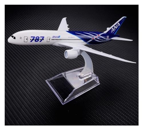 BYAMBD Aerobatic Flugzeug Metallflugzeugmodell 1:400 16 cm ANA Boeing787 Metallnachbildung Legierungsmaterial Luftfahrt Geschenke Für Jungen(EIN) von BYAMBD