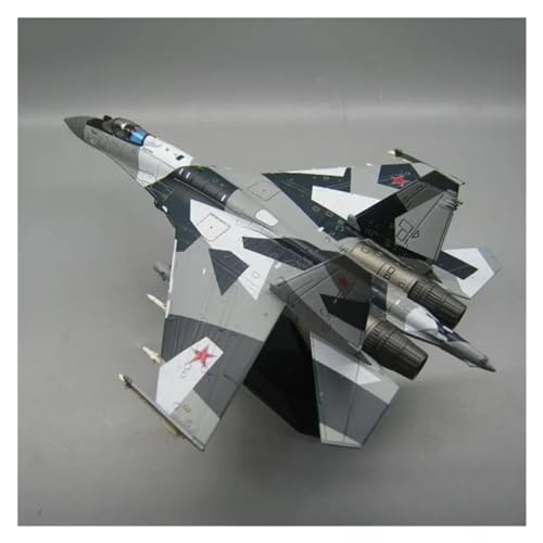 BYAMBD Aerobatic Flugzeug Militärmodellspielzeug Im Maßstab 1:100 SU-35 Fighter Navy Army Air Force Druckguss-Metallflugzeug-Modellspielzeug von BYAMBD