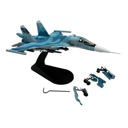 BYAMBD Aerobatic Flugzeug Russischer SU-34 SU34 Platypus Jagdbomber Im Maßstab 1:100, Militärflugzeugmodell Aus Druckguss-Metalllegierung BYAMBD Aerobatic Flugzeug Russischer SU-34 SU34 Platypus Jagdbomber Im Maßstab 1:100, Militärflugzeugmodell Aus Druckguss-Metalllegierung von BYAMBD