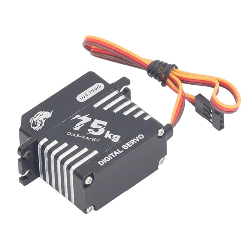 BYERZ RC Lenkservo, 75 kg, 8,4 V, wasserdicht, bürstenlos, digital, Servo für RC-Roboter von BYERZ