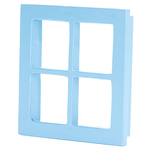 Miniaturfenster, Puppenhausmöbel Minimalistisches 1:12 Puppenhausfenster Als Geschenk Zur Dekoration (Blau) von BYERZ
