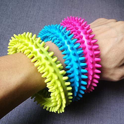 1pc Spiky Sensory Ring/Armband Fidget Spielzeug, Spikes Hilft Bei Der Reduzierung Stress Und Angst Kinder Jugendliche Erwachsene Sinnes Spielzeug (zufällige Farbe) von Guoml