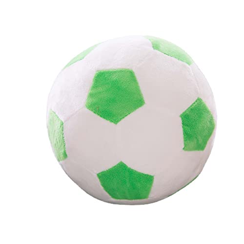 22cm Fußball Plüschkissen, Stoffball Flauschige Fußballkissen Sportball Spielzeug Kinder Geschenk Fußball Plüschtier Baumwolle Spielbälle Waschbare Dekokissen für Mädchen Jungen, 22cm/30cm/45cm von BYNYXI