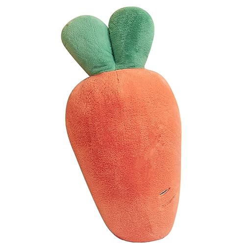 70cm Karotte Plüsch Kissen, Gefüllte Karotte Stofftier Niedliche Weiches Umarmungskissen Gemüsekissen Ostern Karotte Kuschelkissen Plüsch Spielzeug für Kinder Mädchen Jungen Geburtstag Geschenke von BYNYXI