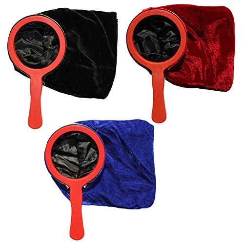 BYNYXI 3 Stück Magic Change Bag, Zauberbeutel Tasche mit Tragegriff Magic Trick Prop Tricks Bag, Magische Tasche aus Samtstoff Zaubertricks Lassen Dinge Verschwinden, Magische Zaubertrick Spielzeug BYNYXI 3 Stück Magic Change Bag, Zauberbeutel Tasche mit Tragegriff Magic Trick Prop Tricks Bag, Magische Tasche aus Samtstoff Zaubertricks Lassen Dinge Verschwinden, Magische Zaubertrick Spielzeug von BYNYXI