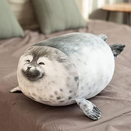 BYNYXI 40cm Meerestier Plüsch Kissen, Chubby Seal Kuscheltier Stofftier Seal Plüschtier Ozean Tier Kissen Gefülltes Siegel Kissen Umarmungskissen Spielzeug für Kinder Jungen Mädchen Geschenk BYNYXI 40cm Meerestier Plüsch Kissen, Chubby Seal Kuscheltier Stofftier Seal Plüschtier Ozean Tier Kissen Gefülltes Siegel Kissen Umarmungskissen Spielzeug für Kinder Jungen Mädchen Geschenk von BYNYXI