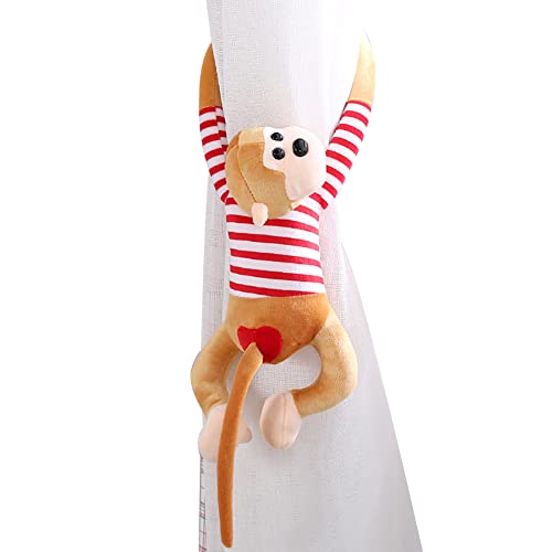 BYNYXI 60cm Plüsch Gibbon Affen Puppe, Hanging Monkey Gibbon Stofftier Kuscheltier Weiche Gefüllte Baumwolle Langer Arm AFFE Armen und Beinen Tierpuppe Gibbon Plüsch Spielzeug für Kinder Geschenke von BYNYXI