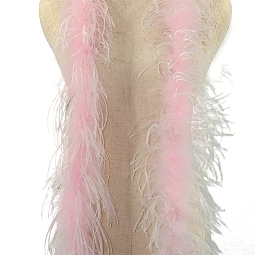 BYNYXI Federboa, 200cm Flauschige Marabu Federboa zum Basteln Natürliche Straußenfeder Schal Feder Boa Weiß Feder Schal Federstola für Damen Kinder Karneval Fasching Stola Kostüm Mottoparty BYNYXI Federboa, 200cm Flauschige Marabu Federboa zum Basteln Natürliche Straußenfeder Schal Feder Boa Weiß Feder Schal Federstola für Damen Kinder Karneval Fasching Stola Kostüm Mottoparty von BYNYXI