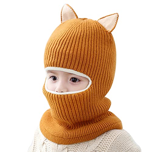 BYNYXI Kinder Wintermützen, Niedliche Fuchs Baby Schalmütze Schlupfmütze Kinder Jungen Mädchen Gestrickte Mützen Warm Fleece Mütze Beanie Mütze Kindermütze Strickmütze für Kleinkind 1-5 Jahre BYNYXI Kinder Wintermützen, Niedliche Fuchs Baby Schalmütze Schlupfmütze Kinder Jungen Mädchen Gestrickte Mützen Warm Fleece Mütze Beanie Mütze Kindermütze Strickmütze für Kleinkind 1-5 Jahre von BYNYXI