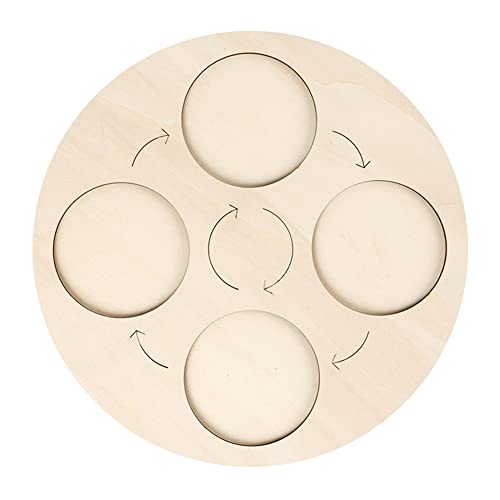BYNYXI Lebenszyklus Brett aus Holz, Life Cycle Board Montessori Holzspielzeug ab 1 Jahr Lernen Tiere Schmetterling Hahn Frosch Schildkröte Spielzeug Kleinkind Puzzle Lernspielzeug für Kinder,26cm BYNYXI Lebenszyklus Brett aus Holz, Life Cycle Board Montessori Holzspielzeug ab 1 Jahr Lernen Tiere Schmetterling Hahn Frosch Schildkröte Spielzeug Kleinkind Puzzle Lernspielzeug für Kinder,26cm von BYNYXI