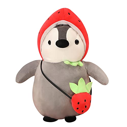 BYNYXI Pinguin Kuscheltier, 25cm Niedlicher Pinguin Plüschpuppe Frosch Erdbeer Häschen Stofftier Weiche Plüschtiere Kawaii Cartoon Tier Plüschkissen Spielzeug für Kinder Jungen Mädchen Geschenk BYNYXI Pinguin Kuscheltier, 25cm Niedlicher Pinguin Plüschpuppe Frosch Erdbeer Häschen Stofftier Weiche Plüschtiere Kawaii Cartoon Tier Plüschkissen Spielzeug für Kinder Jungen Mädchen Geschenk von BYNYXI