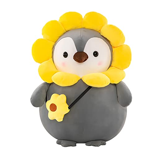 BYNYXI Plüschtier Pinguin Stofftier, 35cm Kawaii Pinguin Plüschkissen Weiche Stofftiere Cartoon Pinguin Kuscheltier Umarmungskissen Tier Plüsch Spielzeug für Kinder Jungen Mädchen 25cm/35cm/45cm von BYNYXI