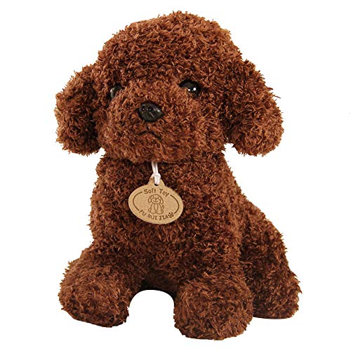 BYNYXI Teddy Hund Plüschtier, 20cm Realistische Plüschhund Wie Echte Stoffhund Kuscheltier Klein Sitzende Hund Labradoodle Stofftier Gefüllte Hundpuppe Welpenspielzeug Geschenk für Kinder Erwachsener BYNYXI Teddy Hund Plüschtier, 20cm Realistische Plüschhund Wie Echte Stoffhund Kuscheltier Klein Sitzende Hund Labradoodle Stofftier Gefüllte Hundpuppe Welpenspielzeug Geschenk für Kinder Erwachsener von BYNYXI
