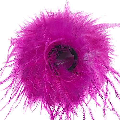 Feder Manschetten Damen, Flauschige Straußenfeder Federschlagarmbänder Handgelenk Haarschmuck Natürliche Handgelenkmanschetten Federn Armband zum Halloween Kostüm Karneval Cosplay Party, 1 Stuck Feder Manschetten Damen, Flauschige Straußenfeder Federschlagarmbänder Handgelenk Haarschmuck Natürliche Handgelenkmanschetten Federn Armband zum Halloween Kostüm Karneval Cosplay Party, 1 Stuck von BYNYXI