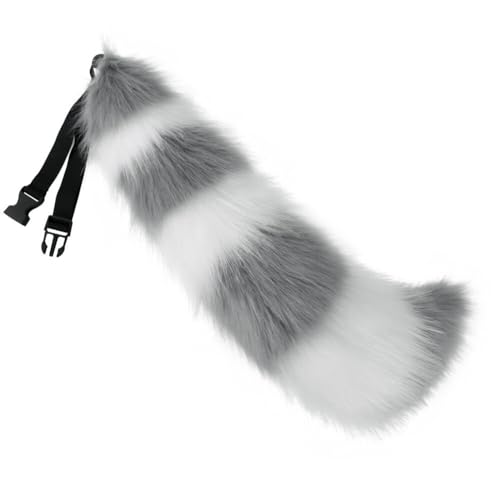 Katzenschwanz Cosplay, 65cm Langer Tierschwanz Anime Cosplay Kostüm Fuchsschwanz Plüsch Furry Fox Wolf Tail Cosplay Kostüm für Halloween Weihnachten Festival Geburtstag Party Favors Rollenspiel Katzenschwanz Cosplay, 65cm Langer Tierschwanz Anime Cosplay Kostüm Fuchsschwanz Plüsch Furry Fox Wolf Tail Cosplay Kostüm für Halloween Weihnachten Festival Geburtstag Party Favors Rollenspiel von BYNYXI