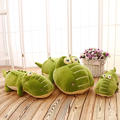 Krokodil Kuscheltier, 75cm Liegend Plüschkrokodil Grün Krokodilkissen Plüschtier Puppe Groß Krokodil Stofftier Riesen Kuscheltier Weiche Stofftiere Plüsch Spielzeug für Junge Mädchen Geschenk Krokodil Kuscheltier, 75cm Liegend Plüschkrokodil Grün Krokodilkissen Plüschtier Puppe Groß Krokodil Stofftier Riesen Kuscheltier Weiche Stofftiere Plüsch Spielzeug für Junge Mädchen Geschenk von BYNYXI