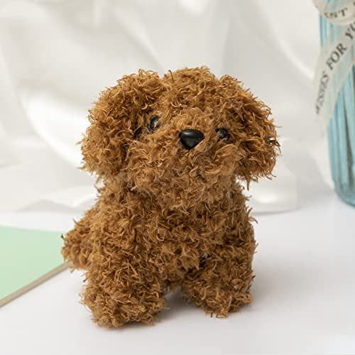 Teddy Dog Plüschtier, 10cm kleine Teddy Hund Kuscheltier Lockige Teddy Stofftier Hündchen Hundespielzeug Realistisch Pudel Dog Plüschpuppe Hunde Dog Geschenk für Kinder Jungen Mädchen Teddy Dog Plüschtier, 10cm kleine Teddy Hund Kuscheltier Lockige Teddy Stofftier Hündchen Hundespielzeug Realistisch Pudel Dog Plüschpuppe Hunde Dog Geschenk für Kinder Jungen Mädchen von BYNYXI