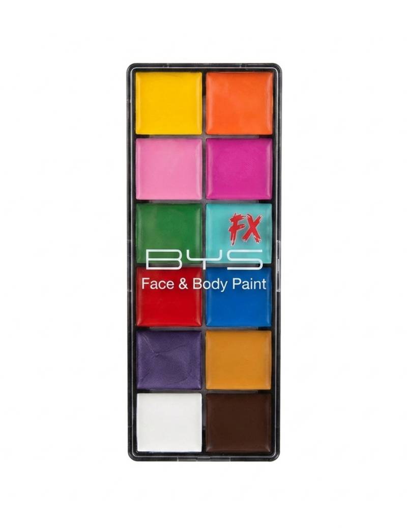 12-farbige Cremefarben Palette für Gesicht + Körper 12-farbige Cremefarben Palette für Gesicht + Körper von BYS MAQUILLAGE