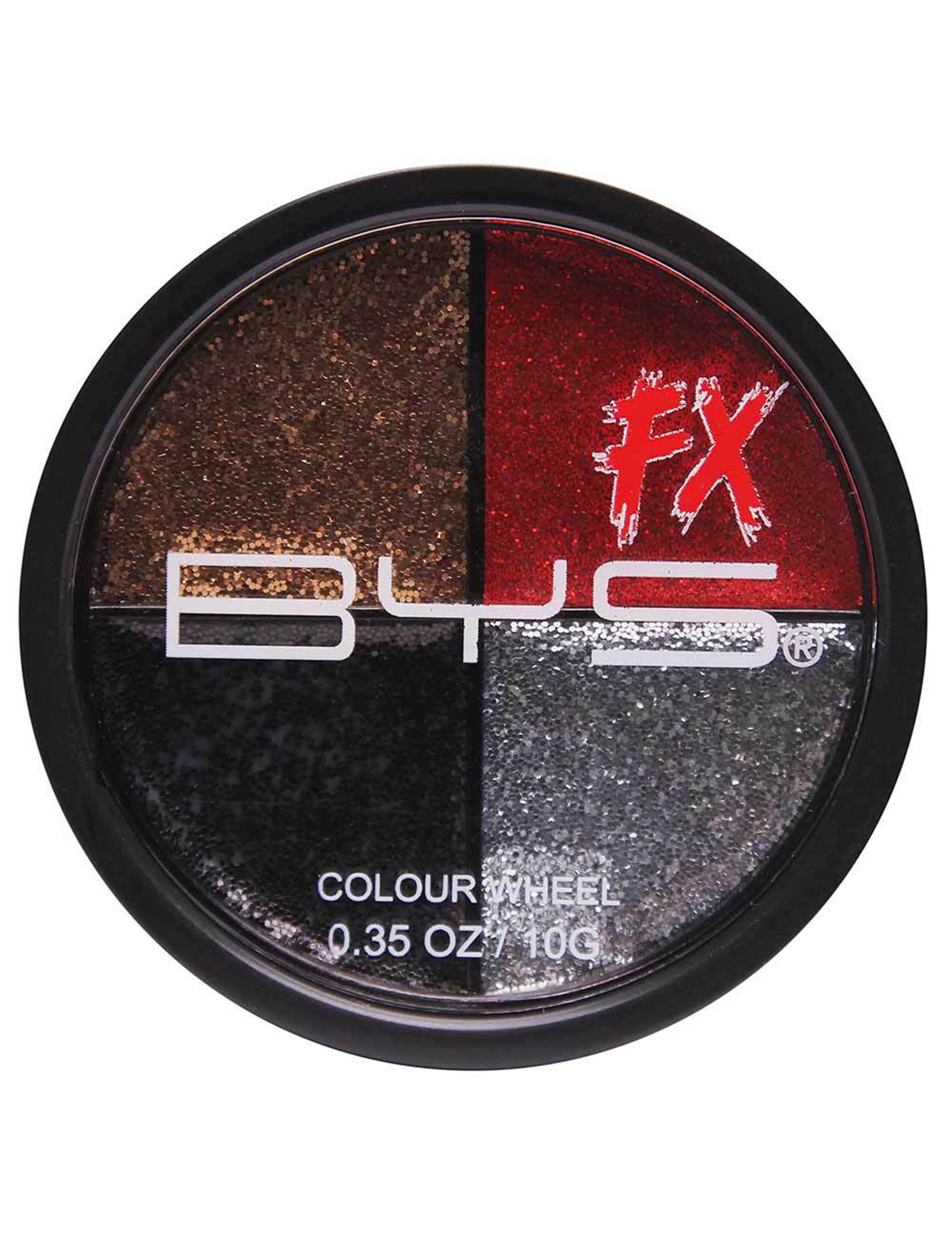 4-Farben Glitzerpalette (10g) von BYS MAQUILLAGE