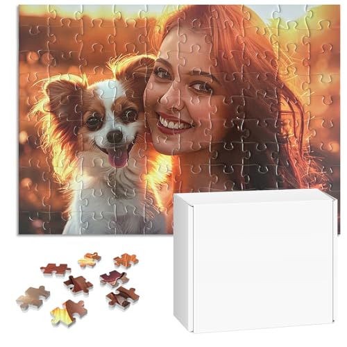 Personalisiertes Puzzle 50/100/300/500/1000 Teile, Puzzles für Erwachsene und Kinder-100PCS Horizontal Personalisiertes Puzzle 50/100/300/500/1000 Teile, Puzzles für Erwachsene und Kinder-100PCS Horizontal von BYXLMS