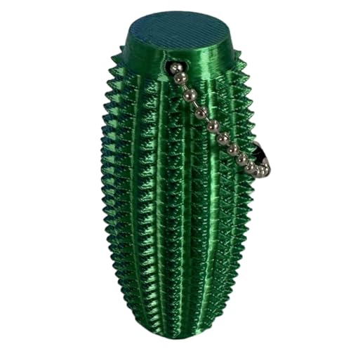 BYYLECL Fidget Schlüsselanhänger, Pain Stim Fidgets, 3D Spiky Grippie Stim Schlüsselanhänger, Schmerzen Fidget Toys Erwachsene Stressspielzeug für Entspannung oder Fokus O Blau und Grün BYYLECL Fidget Schlüsselanhänger, Pain Stim Fidgets, 3D Spiky Grippie Stim Schlüsselanhänger, Schmerzen Fidget Toys Erwachsene Stressspielzeug für Entspannung oder Fokus O Blau und Grün von BYYLECL