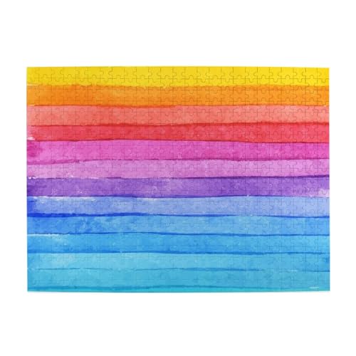 Aquarellfarbe, leuchtende Farben, Liniengrafik, 500-teiliges Puzzle für Erwachsene – Holzpuzzle für Erwachsene und ältere Menschen Aquarellfarbe, leuchtende Farben, Liniengrafik, 500-teiliges Puzzle für Erwachsene – Holzpuzzle für Erwachsene und ältere Menschen von BYwenhopnbs