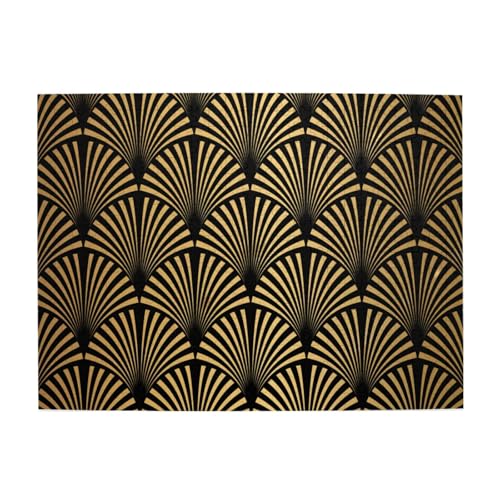 Art-Deco-Muster, nahtlos, Schwarzgold, 500 Teile Puzzle für Erwachsene – Holzpuzzle für Erwachsene und ältere Menschen Art-Deco-Muster, nahtlos, Schwarzgold, 500 Teile Puzzle für Erwachsene – Holzpuzzle für Erwachsene und ältere Menschen von BYwenhopnbs