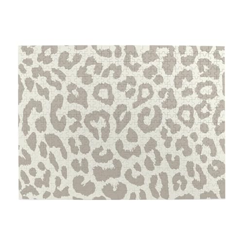 Braunes Muster Leopard, 500 Teile Puzzle für Erwachsene – Holzpuzzle für Erwachsene und ältere Menschen Braunes Muster Leopard, 500 Teile Puzzle für Erwachsene – Holzpuzzle für Erwachsene und ältere Menschen von BYwenhopnbs