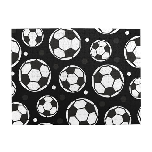 Fußball, 500-teiliges Puzzle für Erwachsene – Holzpuzzle für Erwachsene und ältere Menschen von BYwenhopnbs