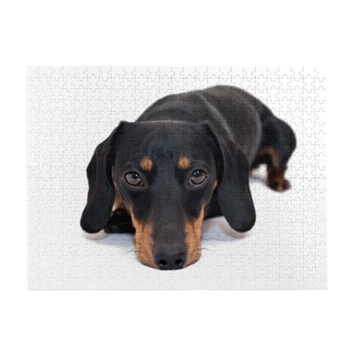 Kleiner Dackel, 500-teiliges Puzzle für Erwachsene – Holzpuzzle für Erwachsene und ältere Menschen Kleiner Dackel, 500-teiliges Puzzle für Erwachsene – Holzpuzzle für Erwachsene und ältere Menschen von BYwenhopnbs