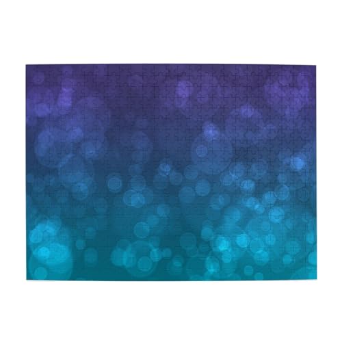 Lila und blaugrüne Tapete, 500-teiliges Puzzle für Erwachsene – Holzpuzzle für Erwachsene und ältere Menschen Lila und blaugrüne Tapete, 500-teiliges Puzzle für Erwachsene – Holzpuzzle für Erwachsene und ältere Menschen von BYwenhopnbs