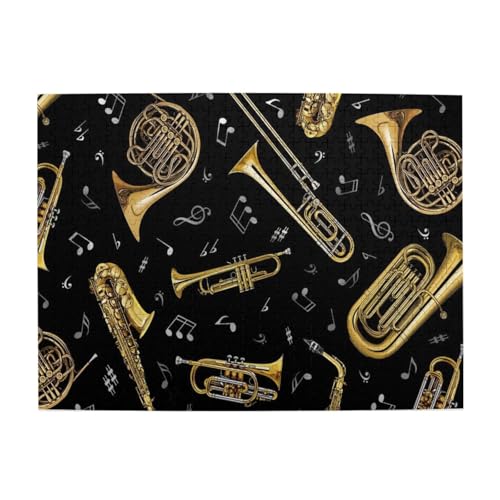 Musikinstrumente, 500-teiliges Puzzle für Erwachsene – Holzpuzzle für Erwachsene und ältere Menschen Musikinstrumente, 500-teiliges Puzzle für Erwachsene – Holzpuzzle für Erwachsene und ältere Menschen von BYwenhopnbs