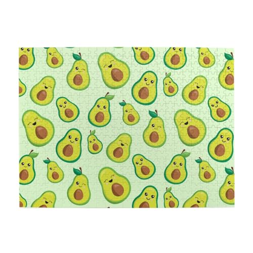 Niedlicher Avocado-Aufdruck, 500-teiliges Puzzle für Erwachsene – Holzpuzzle für Erwachsene und ältere Menschen Niedlicher Avocado-Aufdruck, 500-teiliges Puzzle für Erwachsene – Holzpuzzle für Erwachsene und ältere Menschen von BYwenhopnbs