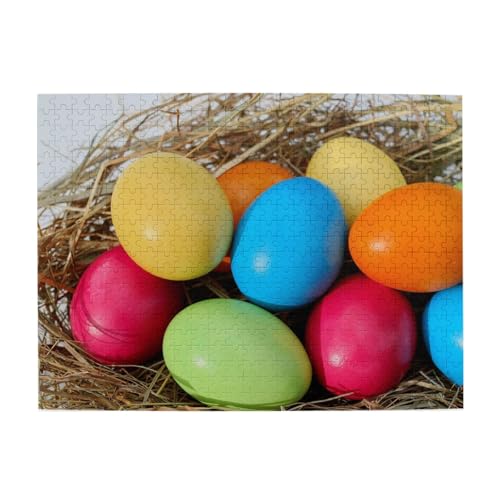 Osterei, bunt, modern, 500 Teile Puzzle für Erwachsene – Holzpuzzle für Erwachsene und ältere Menschen Osterei, bunt, modern, 500 Teile Puzzle für Erwachsene – Holzpuzzle für Erwachsene und ältere Menschen von BYwenhopnbs