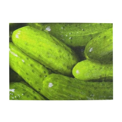 Pickles Pickle, 500-teiliges Puzzle für Erwachsene – Holzpuzzle für Erwachsene und ältere Menschen Pickles Pickle, 500-teiliges Puzzle für Erwachsene – Holzpuzzle für Erwachsene und ältere Menschen von BYwenhopnbs