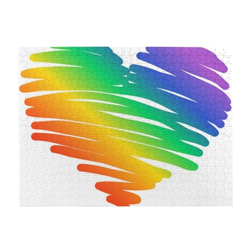 Set Gay Pride LGBT-Konzept Bunte Flaggen, 500-teiliges Puzzle für Erwachsene – Holzpuzzle für Erwachsene und ältere Menschen Set Gay Pride LGBT-Konzept Bunte Flaggen, 500-teiliges Puzzle für Erwachsene – Holzpuzzle für Erwachsene und ältere Menschen von BYwenhopnbs
