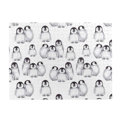 Süßer Kleiner Pinguin im Winter, 500-teiliges Puzzle für Erwachsene – Holzpuzzle für Erwachsene und ältere Menschen Süßer Kleiner Pinguin im Winter, 500-teiliges Puzzle für Erwachsene – Holzpuzzle für Erwachsene und ältere Menschen von BYwenhopnbs