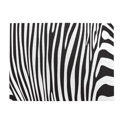 Tierzebra, 500-teiliges Puzzle für Erwachsene – Holzpuzzle für Erwachsene und ältere Menschen Tierzebra, 500-teiliges Puzzle für Erwachsene – Holzpuzzle für Erwachsene und ältere Menschen von BYwenhopnbs