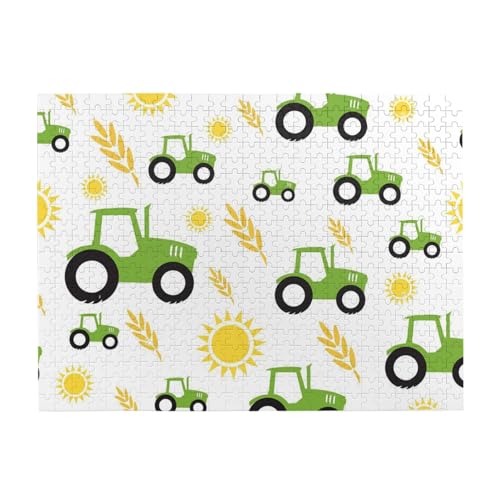 Traktor-Landwirtschaft, 500-teiliges Puzzle für Erwachsene – Holzpuzzle für Erwachsene und ältere Menschen Traktor-Landwirtschaft, 500-teiliges Puzzle für Erwachsene – Holzpuzzle für Erwachsene und ältere Menschen von BYwenhopnbs