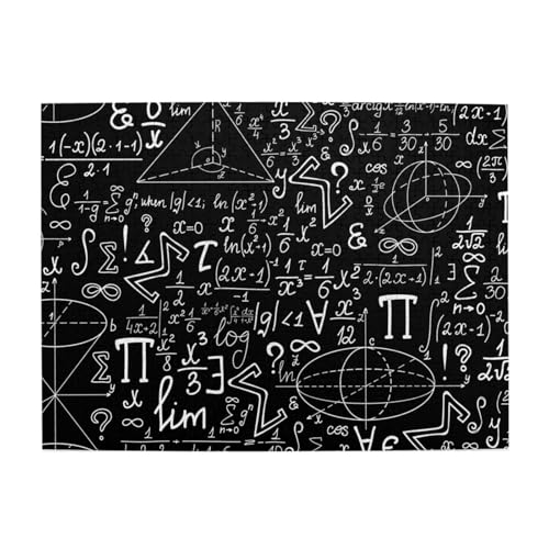 Zurück zur Schule, schwarzes pädagogisches Mathematik-Puzzle, 500 Teile für Erwachsene – Holzpuzzle für Erwachsene und ältere Menschen Zurück zur Schule, schwarzes pädagogisches Mathematik-Puzzle, 500 Teile für Erwachsene – Holzpuzzle für Erwachsene und ältere Menschen von BYwenhopnbs