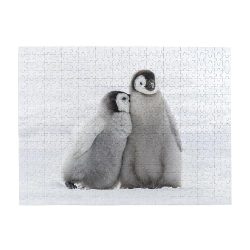 Zwei Pinguine, 500-teiliges Puzzle für Erwachsene – Holzpuzzle für Erwachsene und ältere Menschen Zwei Pinguine, 500-teiliges Puzzle für Erwachsene – Holzpuzzle für Erwachsene und ältere Menschen von BYwenhopnbs